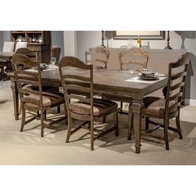 Liberty Paradise Valley Saddle Brown 7pc Rectangular Table Set