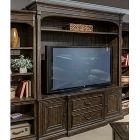 Liberty Paradise Valley Saddle Brown Entertainment Center