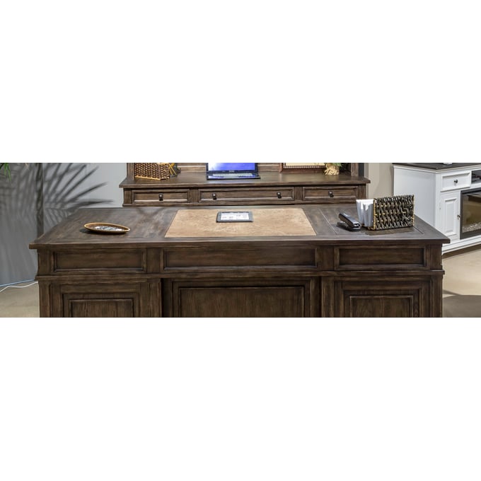 Liberty Paradise Valley Saddle Brown Executive Desk Top LBRT-297-HO105T