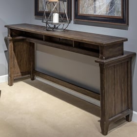 Liberty Paradise Valley Saddle Brown Console Bar Table