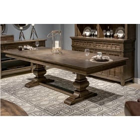 Liberty Paradise Valley Saddle Brown Trestle Table