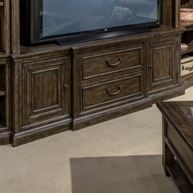 Liberty Paradise Valley Saddle Brown 78 Inch Entertainment Console