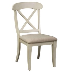 2 Liberty Ocean Isle Bisque X Back Side Chairs