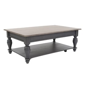 Liberty Ocean Isle Slate Weathered Pine Rectangular Cocktail Table