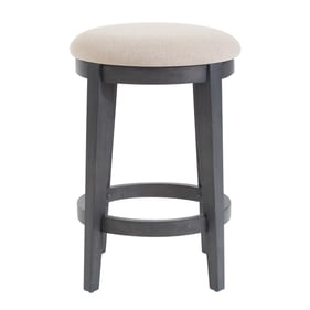 Liberty Ocean Isle Slate Weathered Pine Upholstered Console Stool