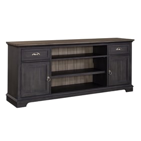 Liberty Ocean Isle Slate Weathered Pine 72 Inch Entertainment TV Stand