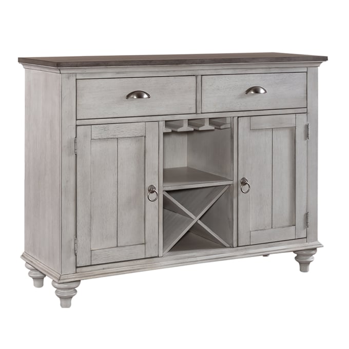 Liberty Ocean Isle Antique White Weathered Pine Buffet LBRT-303W-CB4866