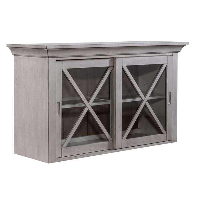 Liberty Ocean Isle Antique White Weathered Pine Hutch LBRT-303W-CH4866