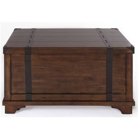 Liberty Aspen Skies Russet Brown Trunk Cocktail Table