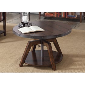 Liberty Aspen Skies Russet Brown 3pc Coffee Table Set