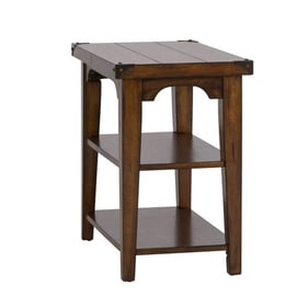 Liberty Aspen Skies Russet Brown Chair Side Table