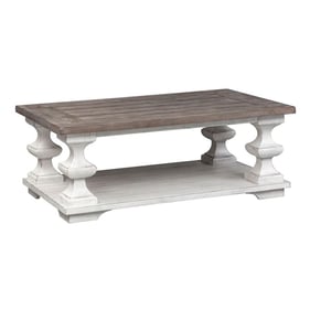 Liberty Sedona Distressed White Cocktail Table