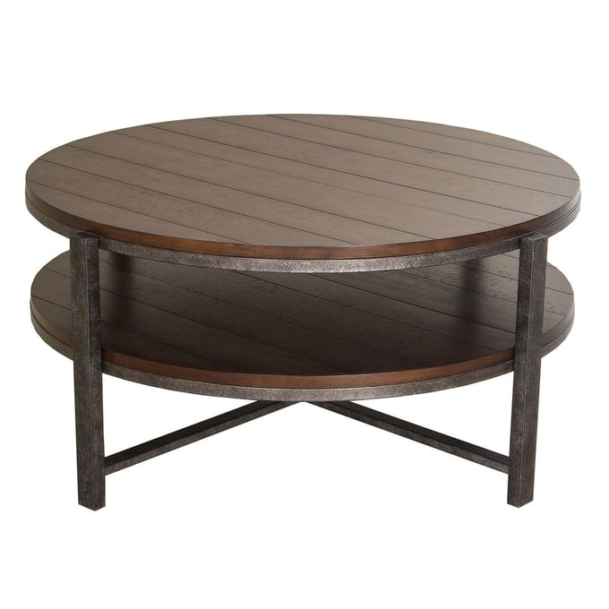 Liberty Breckinridge Mahogany Round Cocktail Table LBRT-348-OT1010