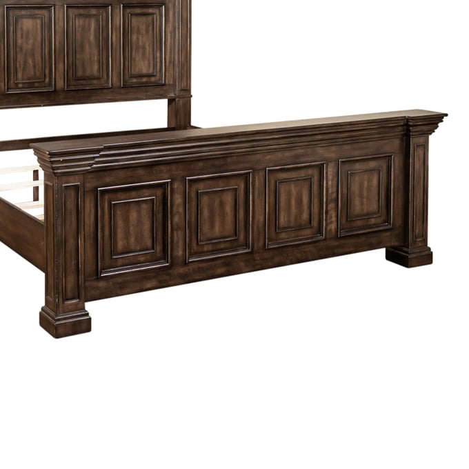 Liberty Big Valley Brownstone King Mansion Footboard LBRT-361-BR16