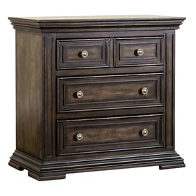 Liberty Big Valley Brownstone Bedside Chest with Charging Station