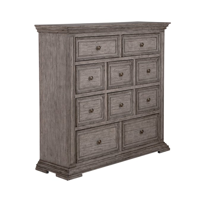 Liberty Big Valley Graystone 10 Drawer Chesser LBRT-361G-BR32