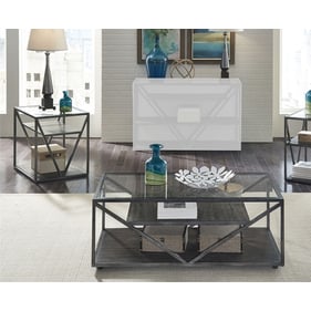 Liberty Arista Brown 3pc Coffee Table Set