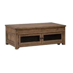 Liberty Pinebrook Ridge Weathered Toffee Lift Top Cocktail Table