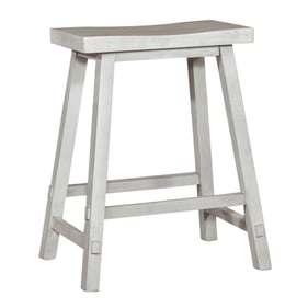 Liberty Creations White 24 Inch Sawhorse Counter Stool