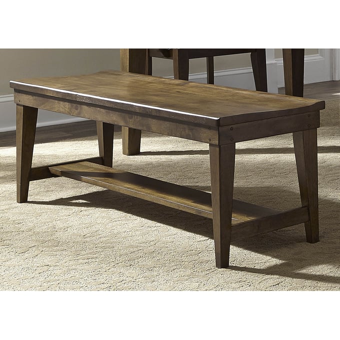 Liberty Hearthstone Ridge Rustic Oak Bench LBRT-382-C9000B