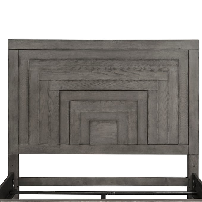 Liberty Modern Farmhouse Dusty Charcoal King Panel Headboard LBRT-406-BR15