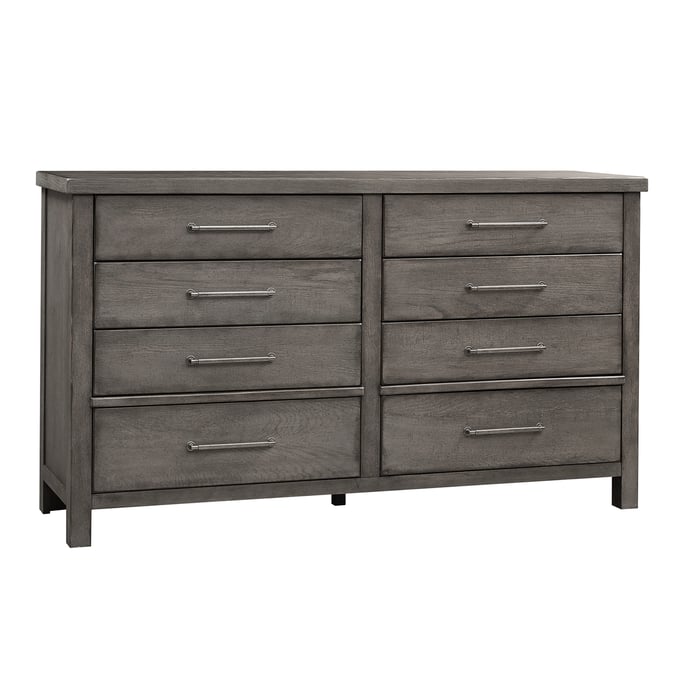 Liberty Modern Farmhouse Dusty Charcoal Dresser And Mirror LBRT-406-BR31-DRMR