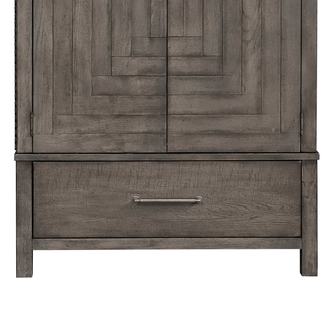 Liberty Modern Farmhouse Dusty Charcoal Armoire Base LBRT-406-BR43B