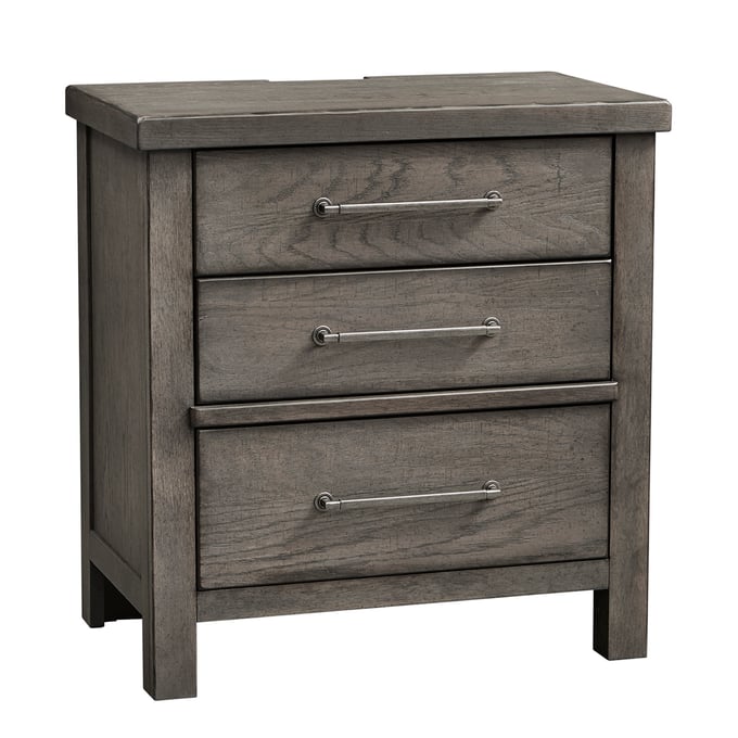 Liberty Modern Farmhouse Dusty Charcoal 3 Drawers Night Stand LBRT-406-BR61