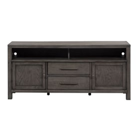 Liberty Modern Farmhouse Dusty Charcoal 66 Inch Entertainment Console