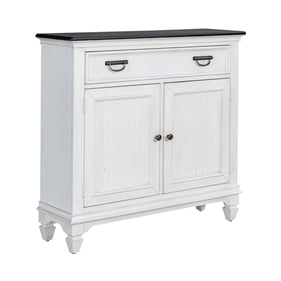 Liberty Allyson Park Wirebrushed White Charcoal 42 Inch Accent Hall Console