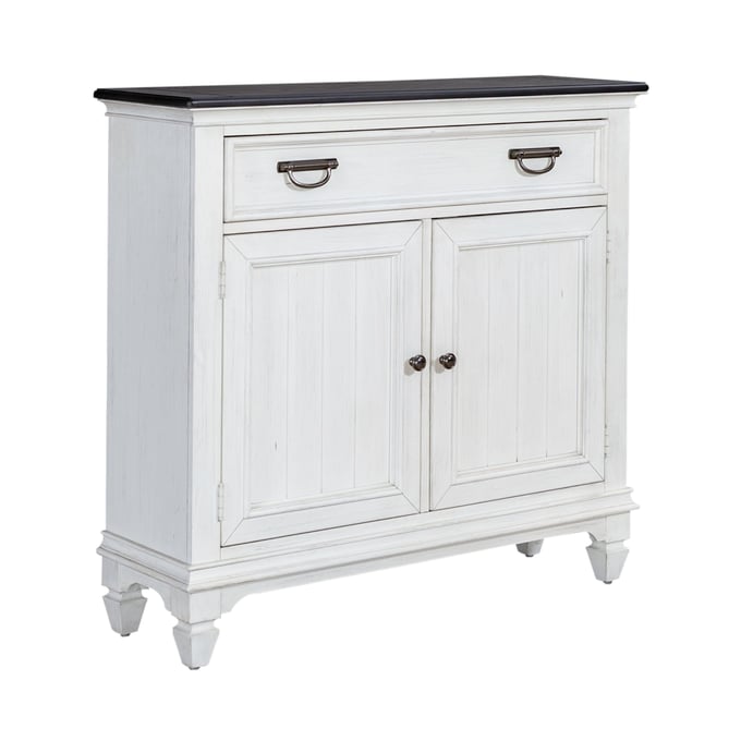 Liberty Allyson Park Wirebrushed White Charcoal 42 Inch Accent Hall Console LBRT-417-AC42