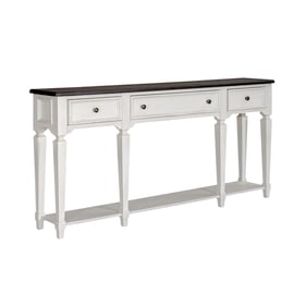 Liberty Allyson Park Wirebrushed White Charcoal 72 Inch Hall Table