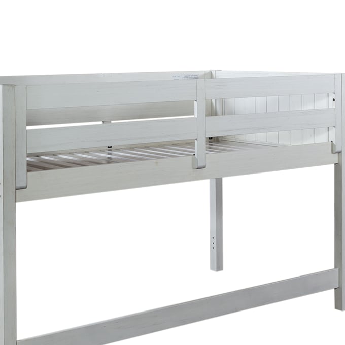 Liberty Allyson Park Wirebrushed White Charcoal Loft Bed Rails LBRT-417-BR08R