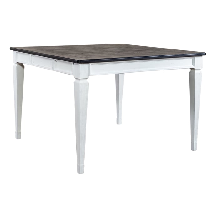 Liberty Allyson Park Wirebrushed White Charcoal Counter Height Leg Table LBRT-417-GT5454