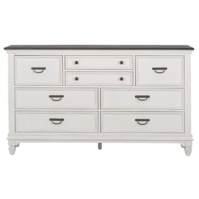 Liberty Allyson Park Wirebrushed White 8 Drawer Dresser