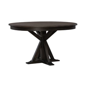 Liberty Allyson Park Wirebrushed Black Forest Ember Gray Single Pedestal Ta...