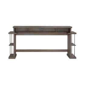 Liberty City Scape Burnished Beige Console Bar Table