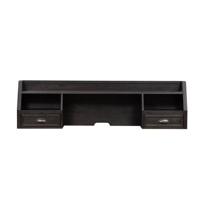 Liberty Heatherbrook Charcoal Ash L Writing Desk Hutch LBRT-422-HO140