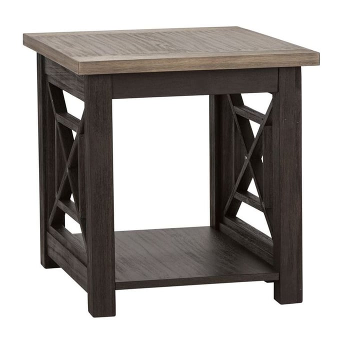 Liberty Heatherbrook Charcoal Ash End Table LBRT-422-OT1020