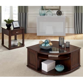 Liberty Wallace Dark Toffee 3pc Coffee Table Set