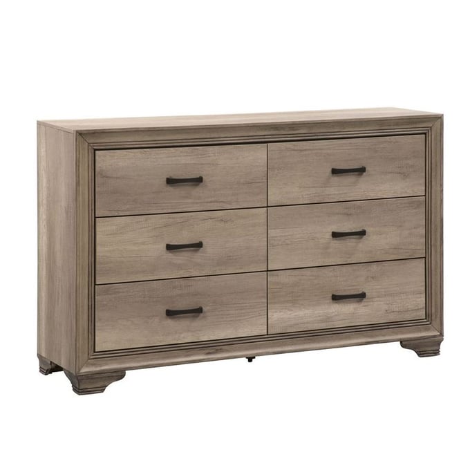 Liberty Sun Valley Sandstone 6 Drawer Dresser LBRT-439-BR31