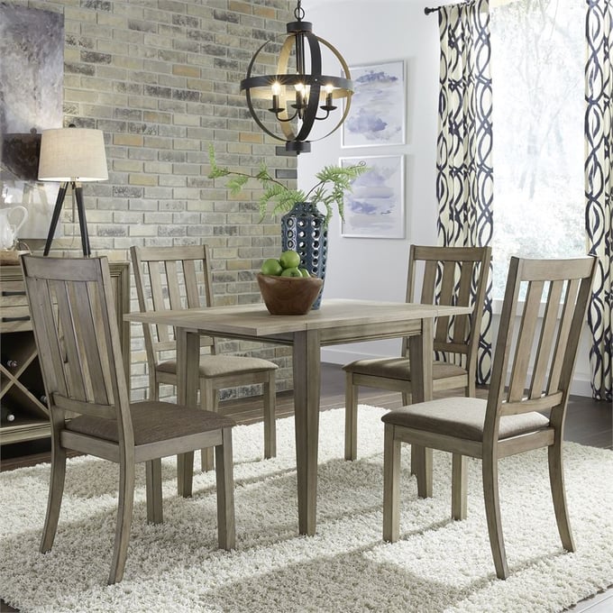 Liberty Sun Valley Sandstone Drop Leaf 5pc Dining Room Set LBRT-439-DR-5DLS