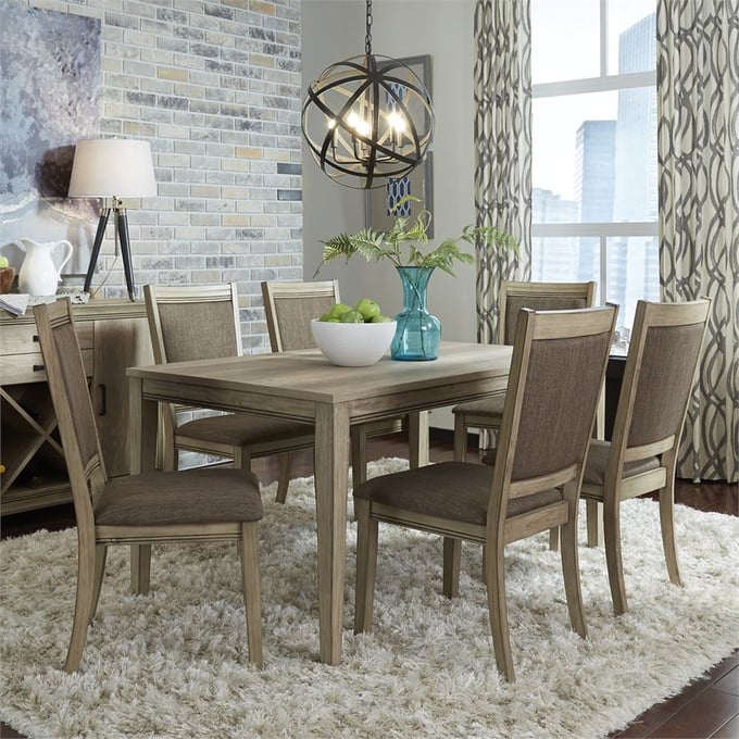 Liberty Sun Valley Sandstone 7pc Dining Room Set LBRT-439-DR-O7RLS