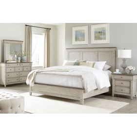 Liberty Ivy Hollow Weathered Linen Dusty Taupe 4pc Bedroom Set With King Pa...