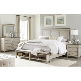 Liberty Ivy Hollow Weathered Linen Dusty Taupe 4pc Bedroom Set With Queen S...