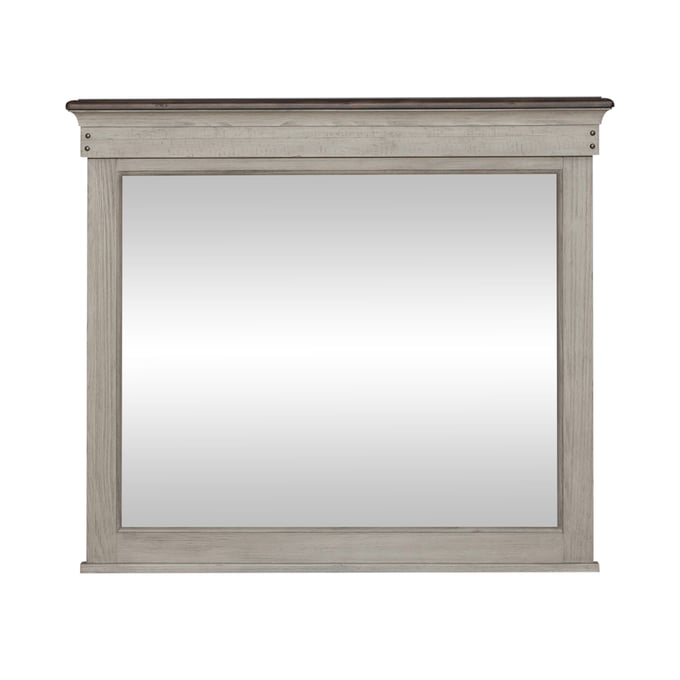 Liberty Ivy Hollow Weathered Linen Dusty Taupe Landscape Mirror LBRT-457-BR51