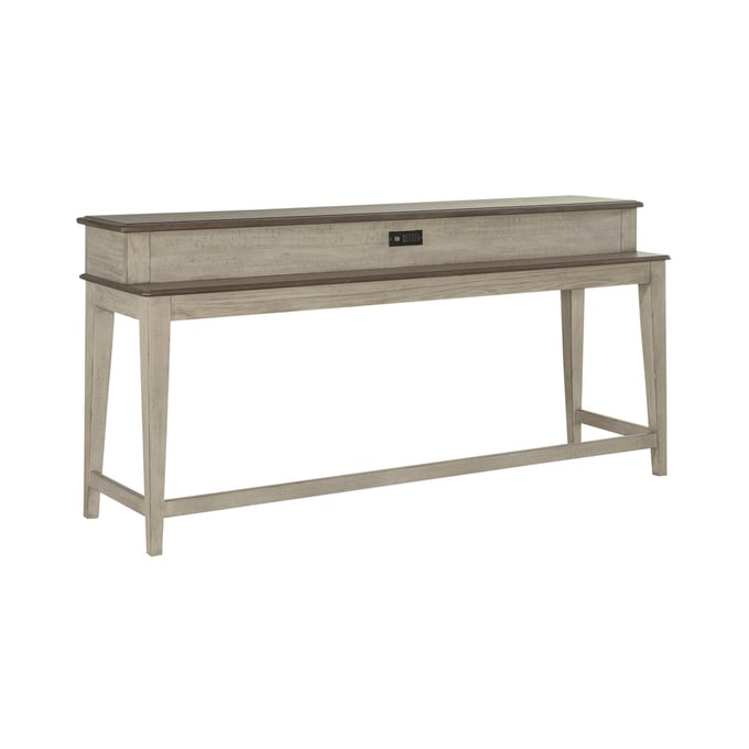 Liberty Ivy Hollow Weathered Linen Dusty Taupe Console Bar Table LBRT-457-OT7637