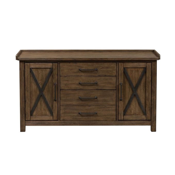 Liberty Sonoma Road Weather Beaten Bark Small Credenza LBRT-473-HO120