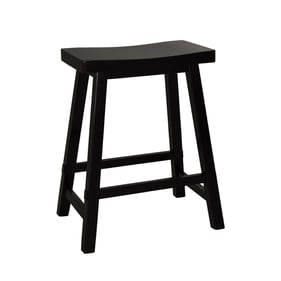 Liberty Creations Black 24 Inch Sawhorse Counter Stool