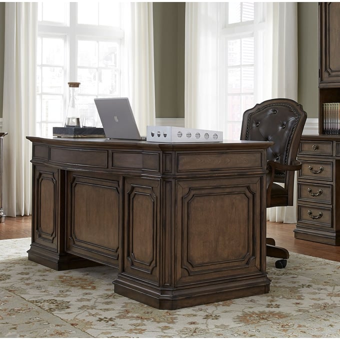 Liberty Amelia Jr Toffee Desk and Chair Set LBRT-487-HO197-HOF-S1